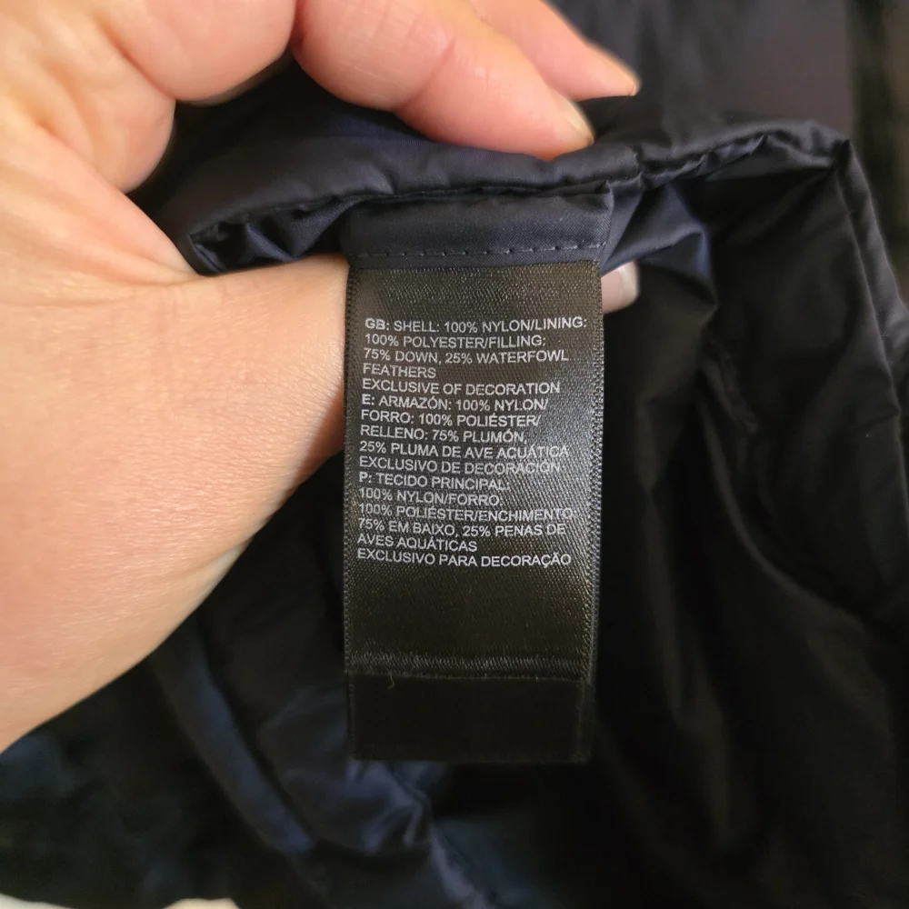NWOT. The North Face 550 Dark Blue Puffer Jacket - Picture 6 of 9